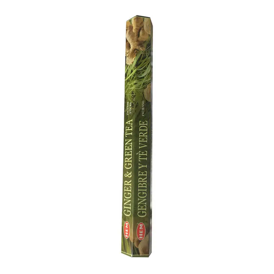 Zencefil Yeşil Çay Kokulu 20 Çubuk Tütsü - Ginger Green Tea 3