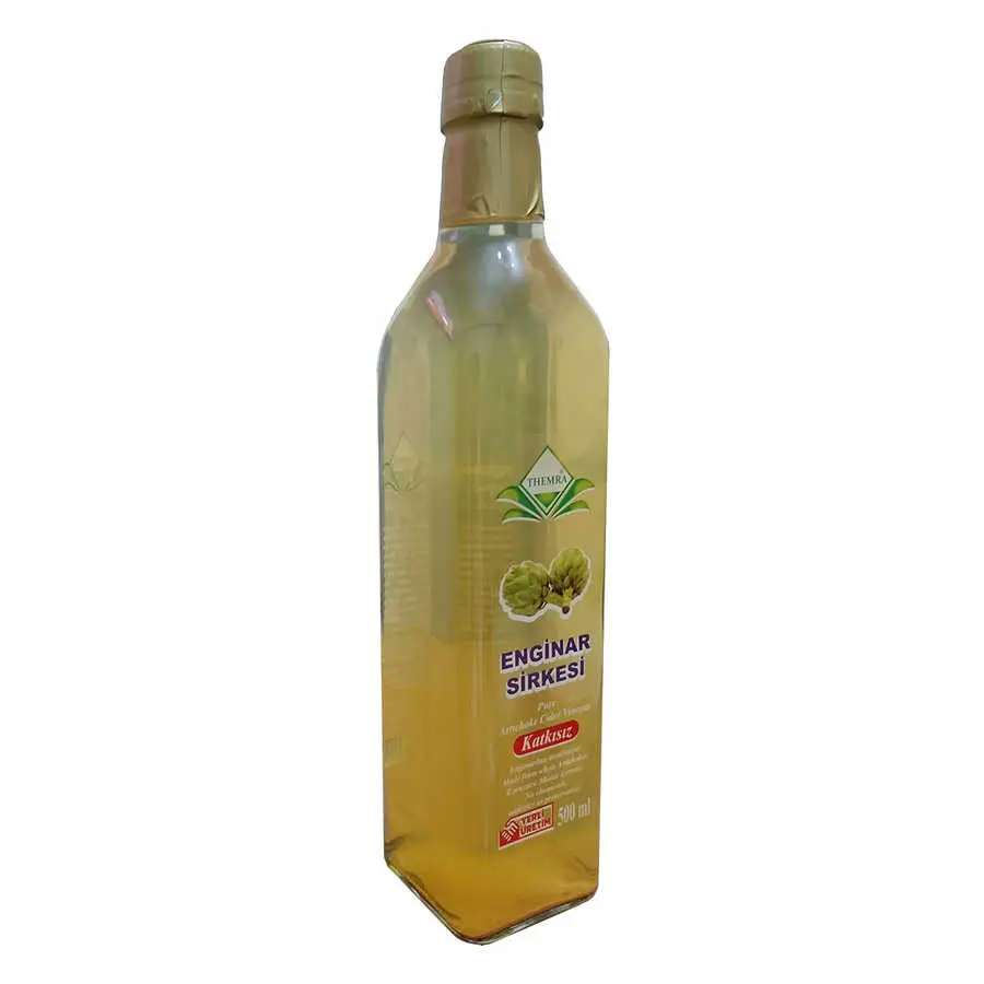 Enginar Sirkesi Cam Şişe 500 ML 4