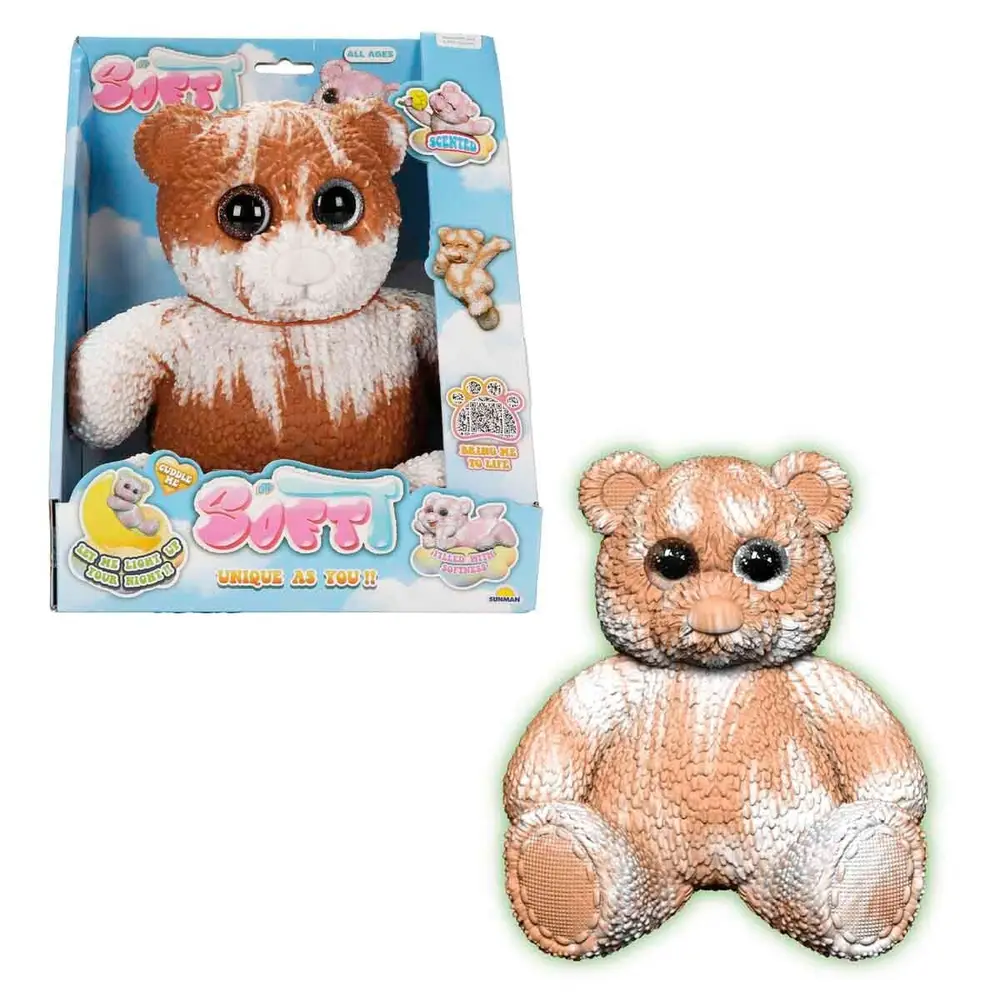 12331 SUN-BTF-FİGÜR SOFTT BEAR DELUXE KARANLIKTA PARLAYAN 3A 2