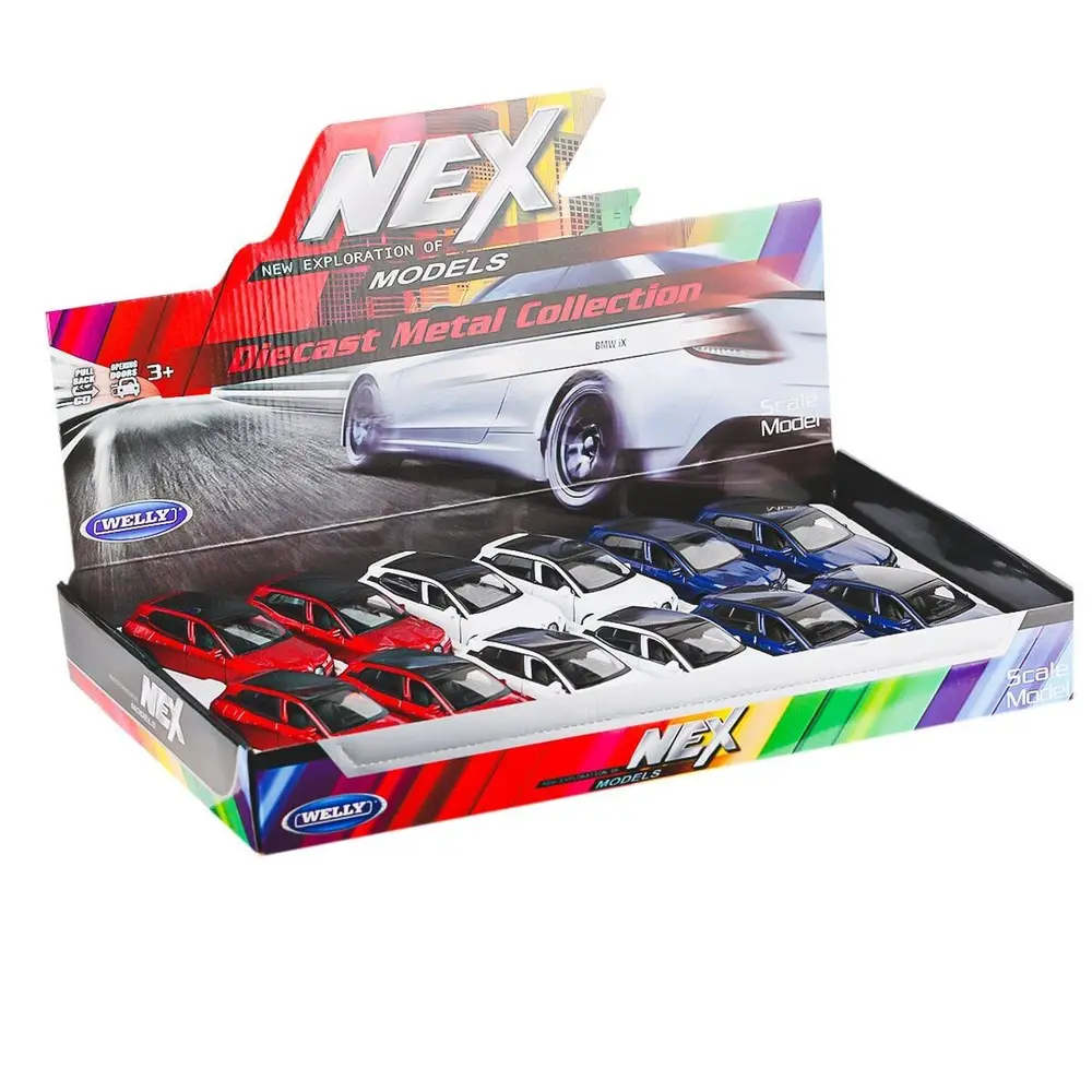 43832 Welly 1:34 BMW IX Çek Bırak Model Araba -Karsan Oyuncak 7