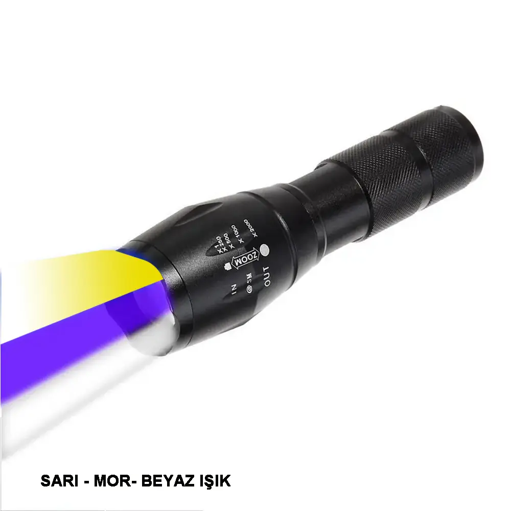 Beyaz Sarı Ve Mor Renk Aydınlatma Q5 Led Wt-610 4