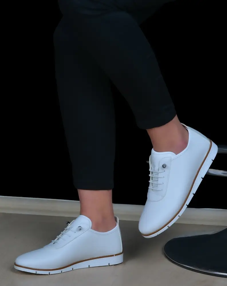 KADIN SPOR CASUAL AYAKKABI BEYAZ RENK 2