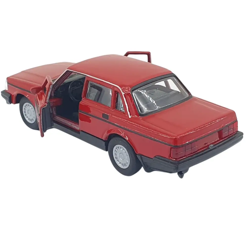 1:32 Volvo 240 GL Çek Bırak -Araba - 43784-KIRMIZI - 1 ADET 3
