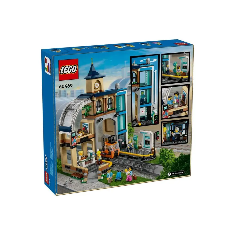 60469 Lego City Merkez Tren İstasyonu 752 parça +7 yaş 6