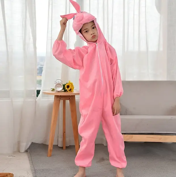 Çuk Tşan Kostümü Pembe Renk 4-5 Yaş 100 cm 2