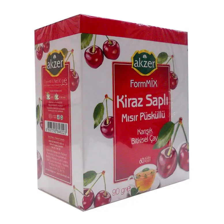 Kiraz Saplı Mısır Püsküllü sel Çay 60 Süzen Poşet 4