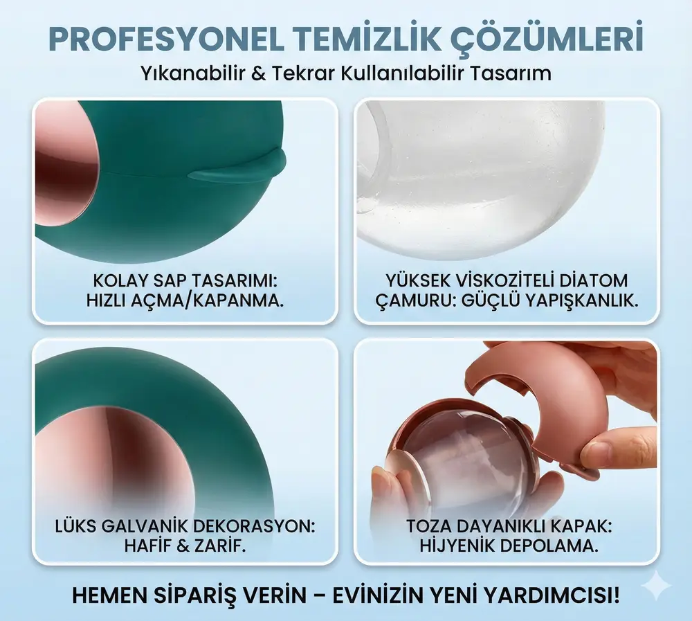 Taşınabilir Yıkanabilir Giysiler Yapışkan Topu 2