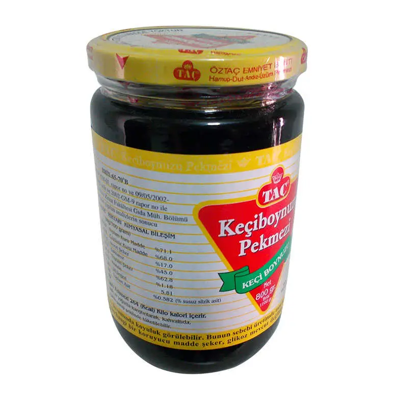 Keçiboynuzu Pekmezi Harnup Pekmezi Cam Kanoz 800 Gr 3