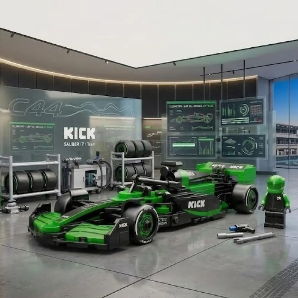 C55082W KICK SAUBER F1 TEAM C45-2025 348 PARÇA OYUNCAK 2