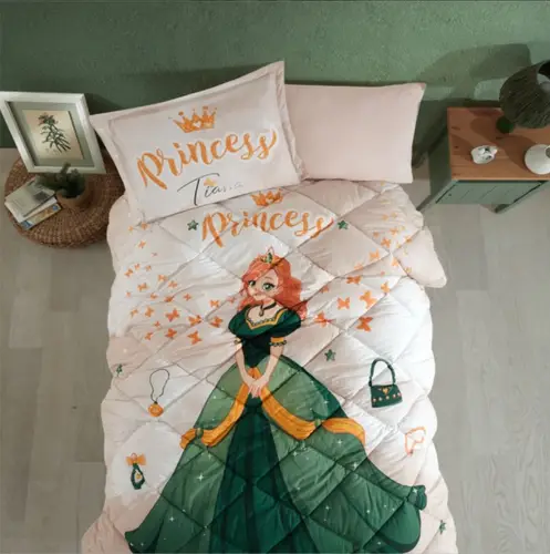 Tek Kişilik Ranforce Genç Desen Yorgan Seti Tiana