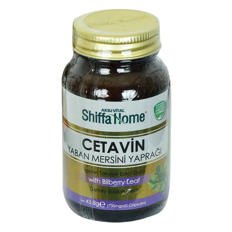 Shiffa Home Cetin Yaban Mersini Yaprağı Diyet Takviyesi 730 Mg x 60