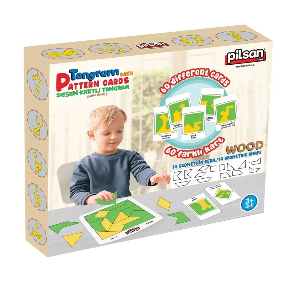 02 015 DESEN KARTLI TANGRAM 2
