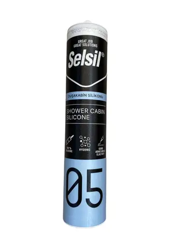 05 Mutfak Duşakabin Silikonu Şeffaf 280 ml