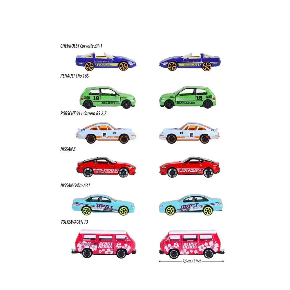 8504100001 CastHeads Premium Cars 6-asst 5
