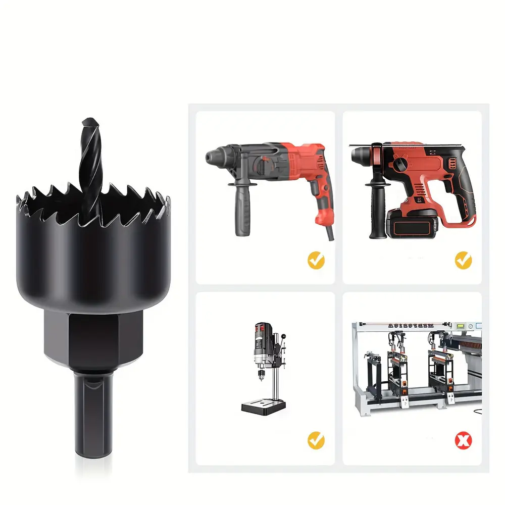 11İN1 BUAT AÇMA PANÇ SETİ METAL AHŞAP PVC ALÇIPAN PLS. 19-22-29-32-38-44-51-64MM 3