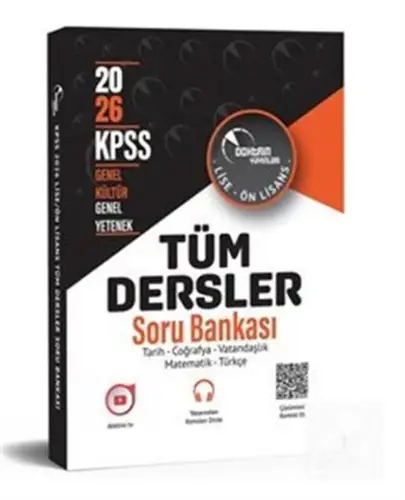 Doktrin Yayınları 2026 Kpss Lise Önlisans Genel Kültür Yetenek Tüm Dersler Tek Soru Bankası