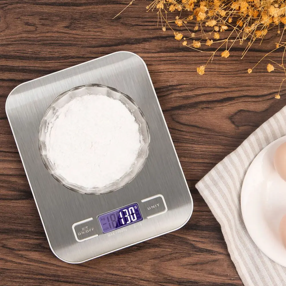 Lüx Dijital Mutfak Terazisi 5 Kg 1 Gr Hassas Paslanmaz Çelik + Pil 3