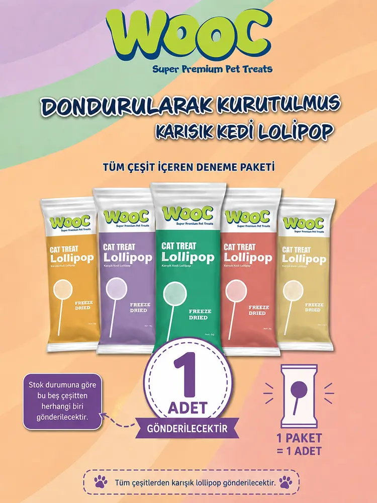 Karışık Kedi Ödülü Lolipop 1.4 Gr 1 adet