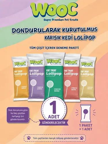 Karışık Kedi Ödülü Lolipop 1.4 Gr 1 adet