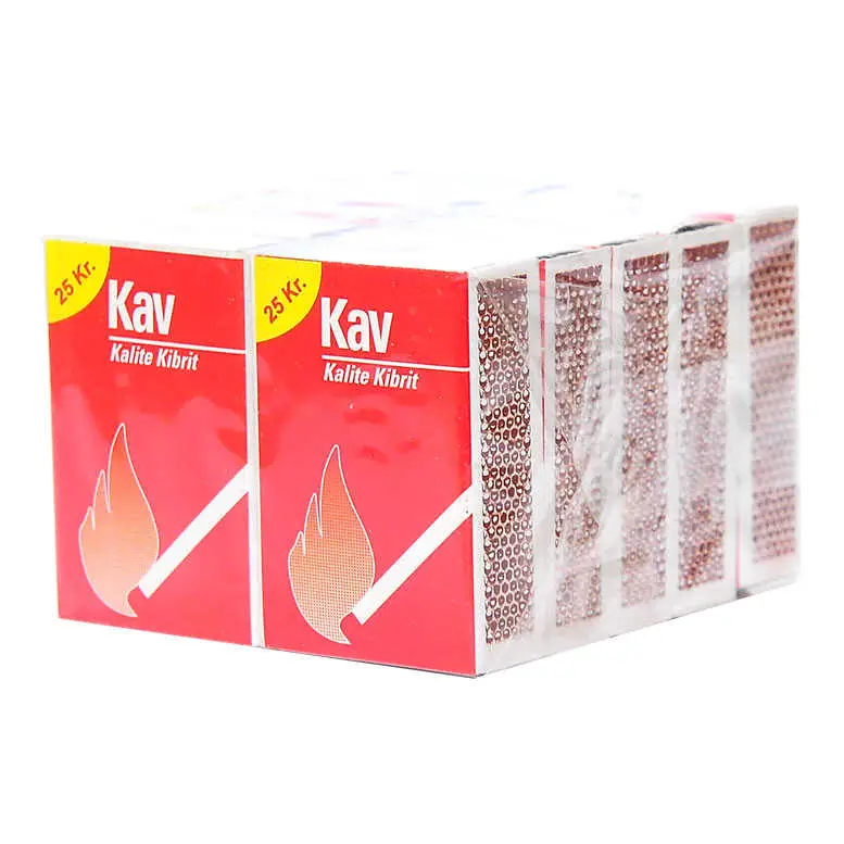 Kibrit 10 Paket (Ortalama 40 Çöp X 10 Paket) 4