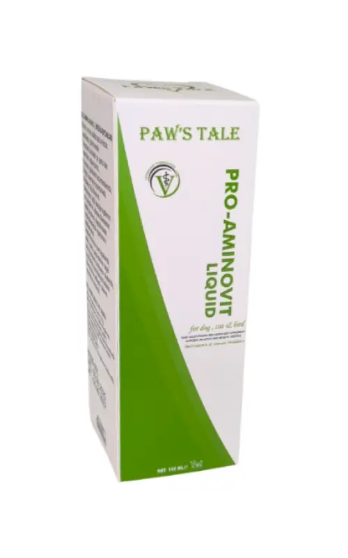 Paws Tale Pro-Aminovit Kedi Köpek Kuş min + Aminoasit Sıvı Takviye 100 ml 3