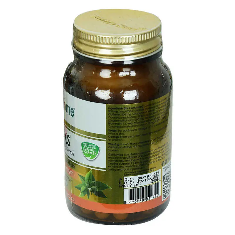Shiffa Home Fitoks Yeşil Çay Yaprağı Ekstresi Diyet Takviyesi 850 Mg x 60 3