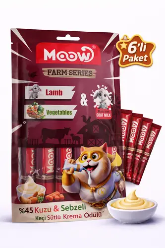 Kuzu Etli, Sebzeli ve Keçi Sütlü Kedi a Ödülü (6x12 gr)