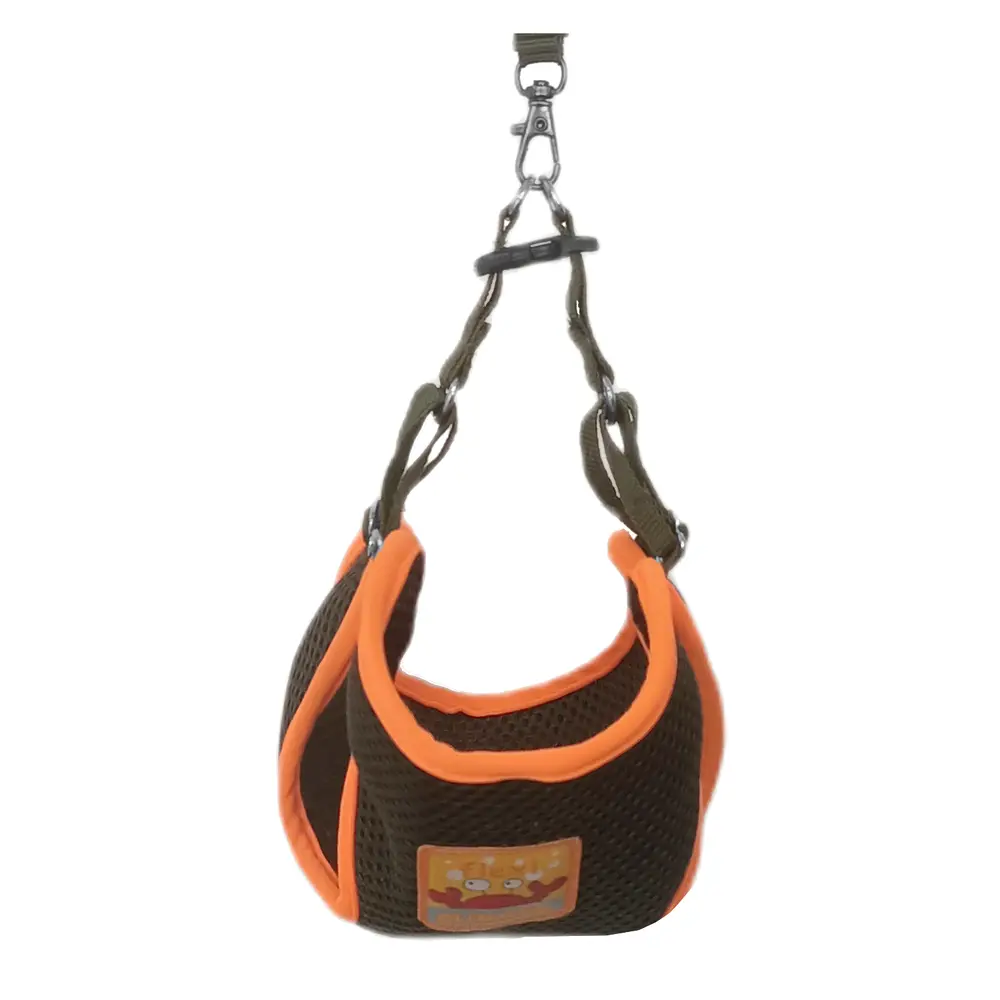 Kedi Köpek Halı Göğüs Tasma Seti Small 32-40 cm + 130 cm Haki Tcu 6