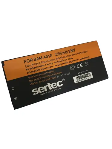 SERTEC -  GALAXY A310 - A3 2016 Uyumlu Bat
