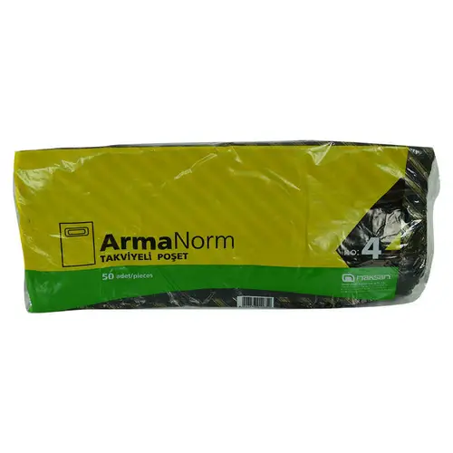 ArmaNorm Takviyeli Çanta Poşet  Desen Renk 40X50 50 Adet No:4