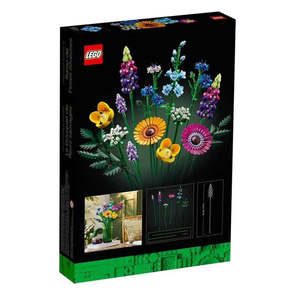 10313 LEGO® Botanicals - Kır Çiçekleri Buketi 939 parça +18 yaş 7