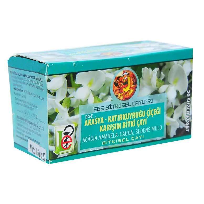 Akasya Katırkuyruğu Çiçeği Karışım Bitki Çayı 20 Süzen Poşet 4