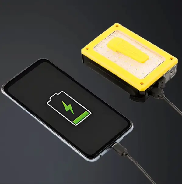 F.B.I Pro F-3003 Alüminyum PM10-TG LED Type-C Powerbank ve Solar Şarjlı Kamp Kafa Feneri 4
