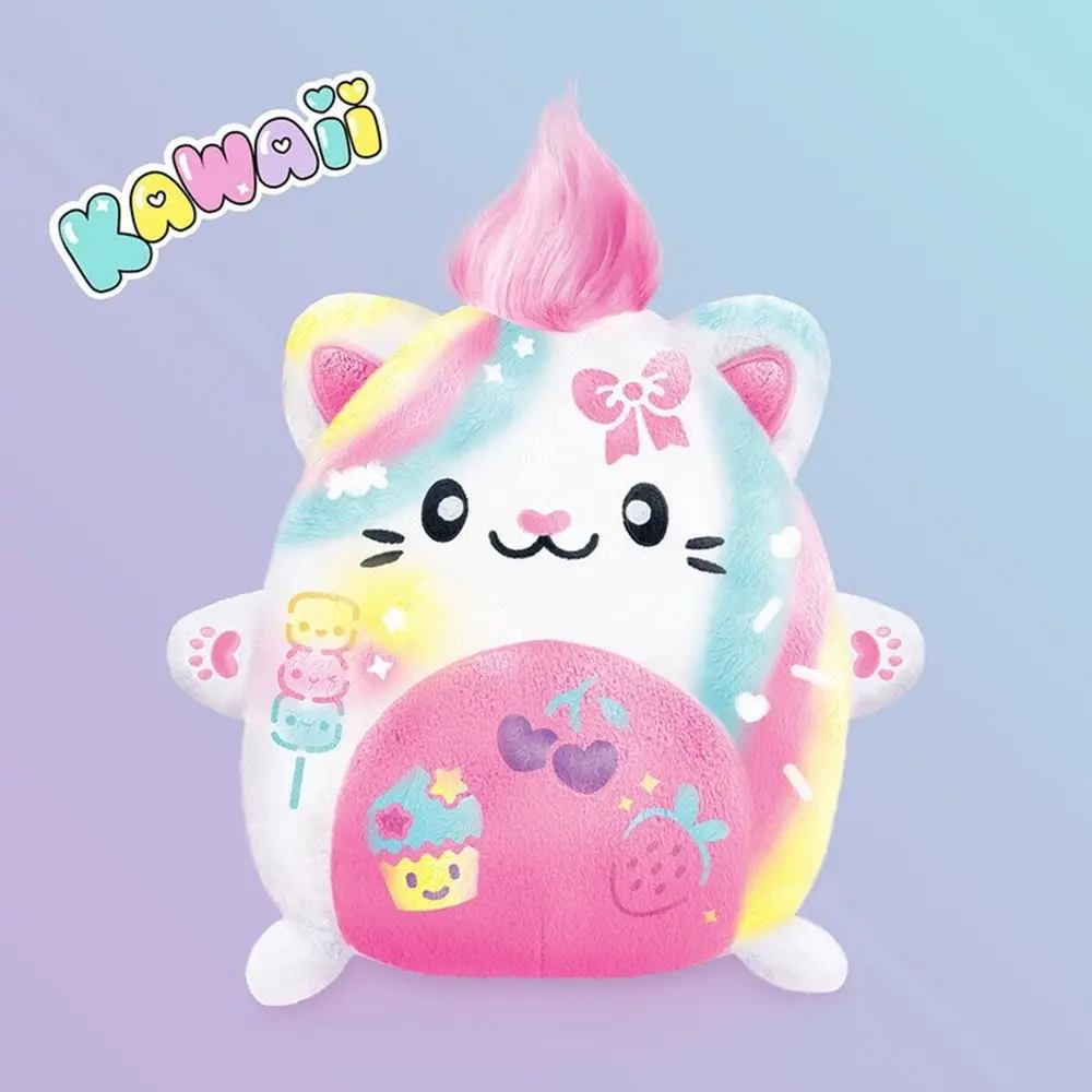 45574 SUN-CNL-HOBİ SET AIRBRUSH PELUŞ KAWAII KITTY 4