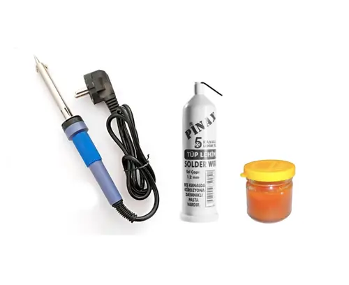 Lehim Hya 40w - Kalem Hya - Değiştirilebilir Uç TÜP - TEL SET
