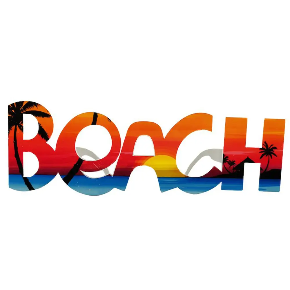 Beach Yazılı Parti Gözlüğü Yaza Merhaba Hawaii Show Gözlüğü 19x6 cm 3