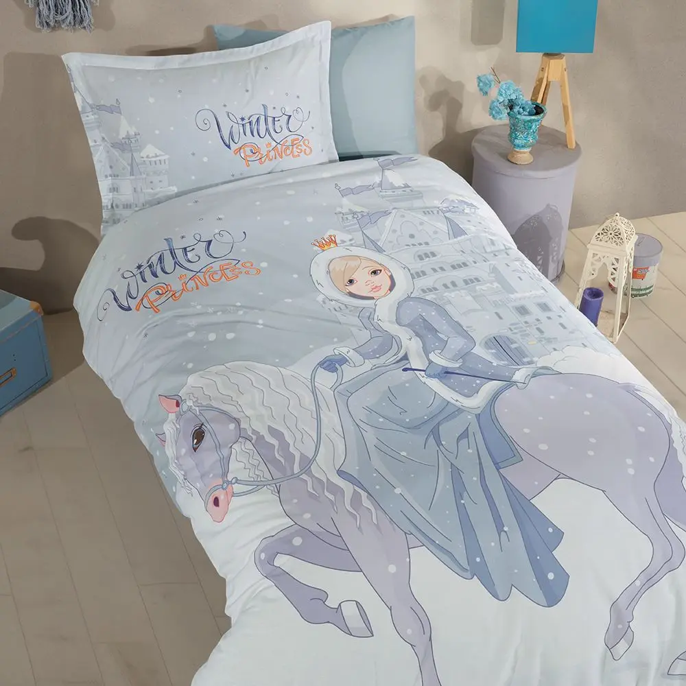 Tek Kişilik Genç Ranforce Nevresim Takımı ter Princess 2