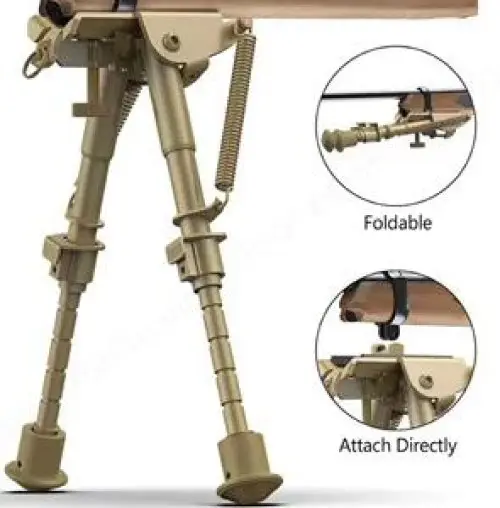 Üstün Metal Alaşım Yaylı Bipod Çak 4