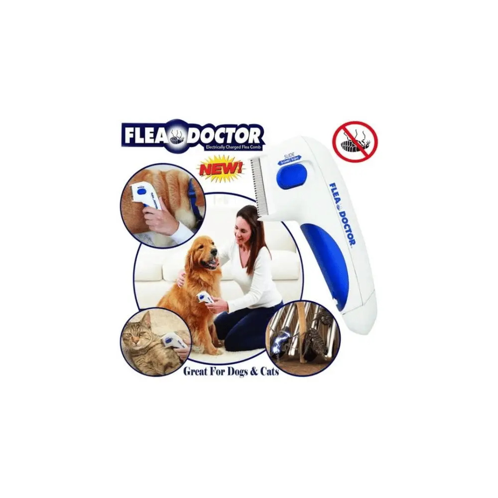 Flea Dtor Kedi ve Köpekler için Pilli Pire Tarağı 3