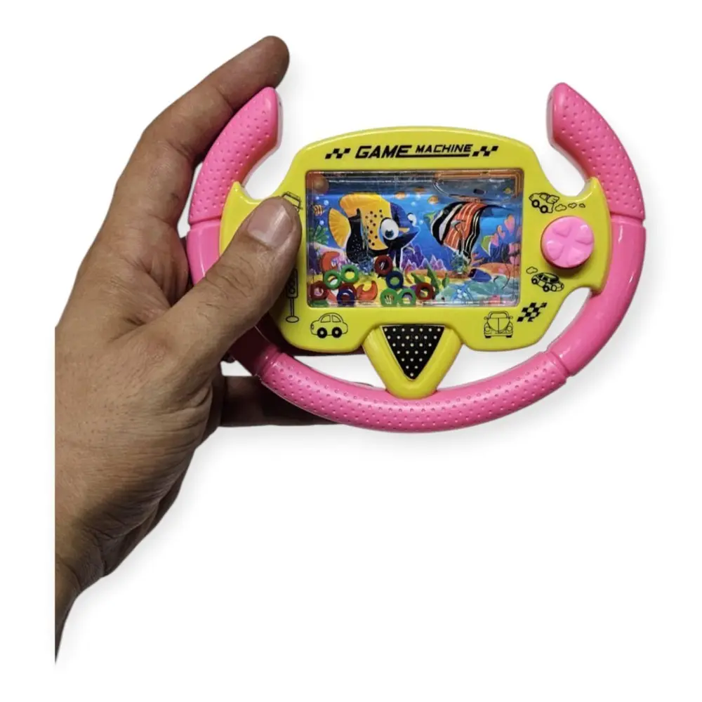 Direksiyonlu Su Oyunu - H Geçirmeli - Fidget Oyuncak - Pembe - 1 ADET 3