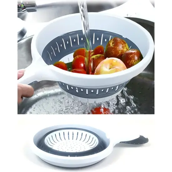 Saplı Yer Kaplamaz Katlanabilir Süzgeç 1000 L 2