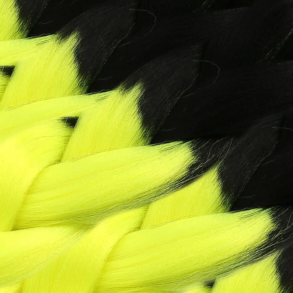 Afrika Örük Sen Ombreli  100 Gr. / Siyah / Neon Sarı 2