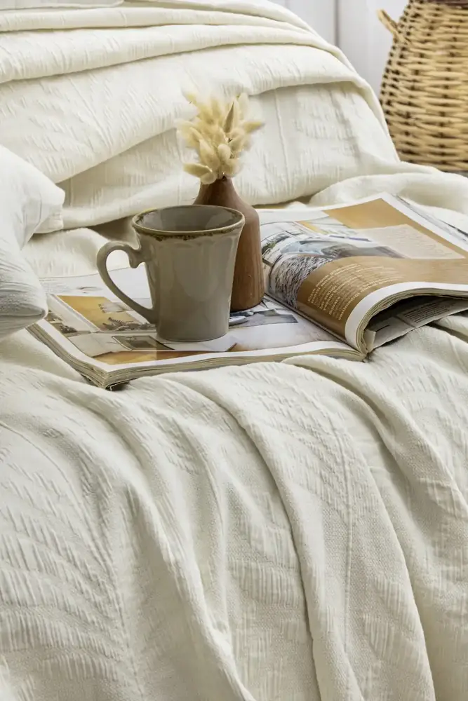 Şaheser Home Collection Yatak Örtüsü Çift Kişilik Silvia 2