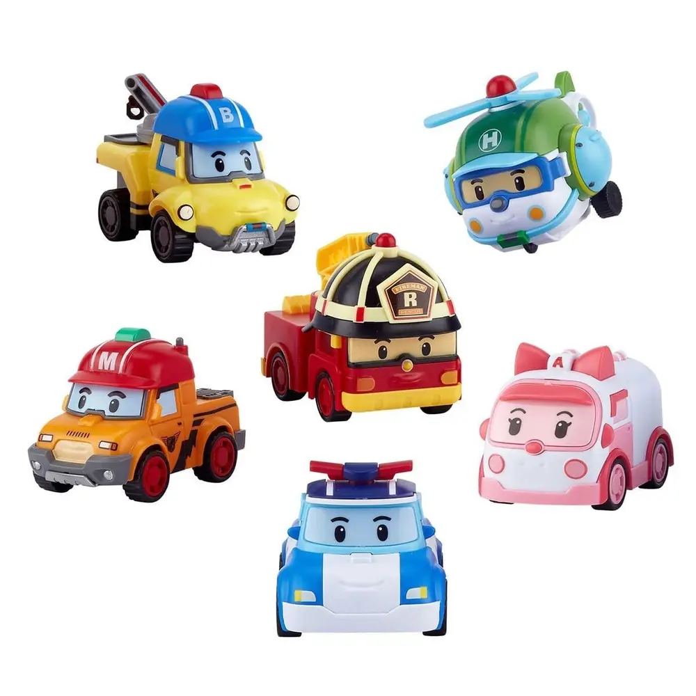 POLI ZR-914 Robar Poli Gogo Rescue Deluxe 6 Lı Set - 2
