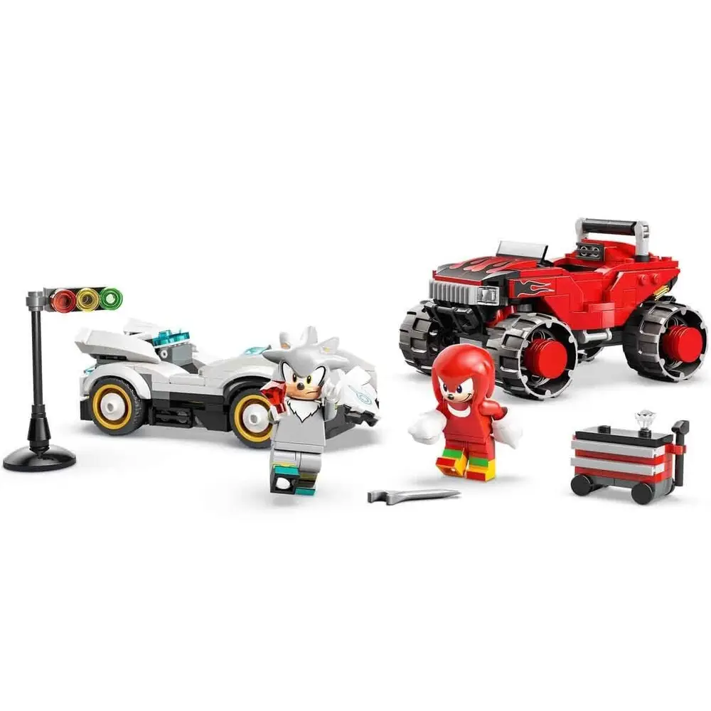 77118 Lego Sonic Silverın Arabası, Knucklesın Canar Kamyonuna Karşı 378 parça 3