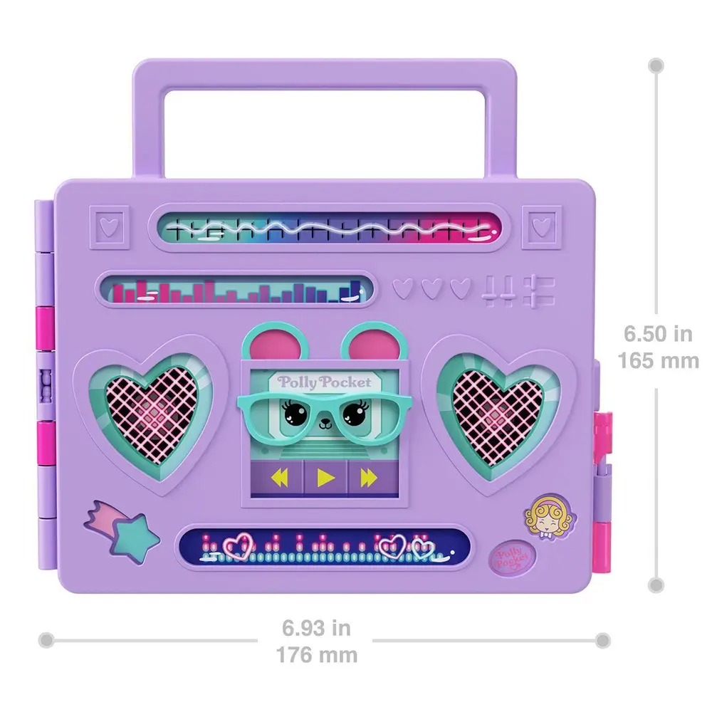 HRD65 Polly Pket Ra Temalı Moda Eğlencesi Oyun Seti 3