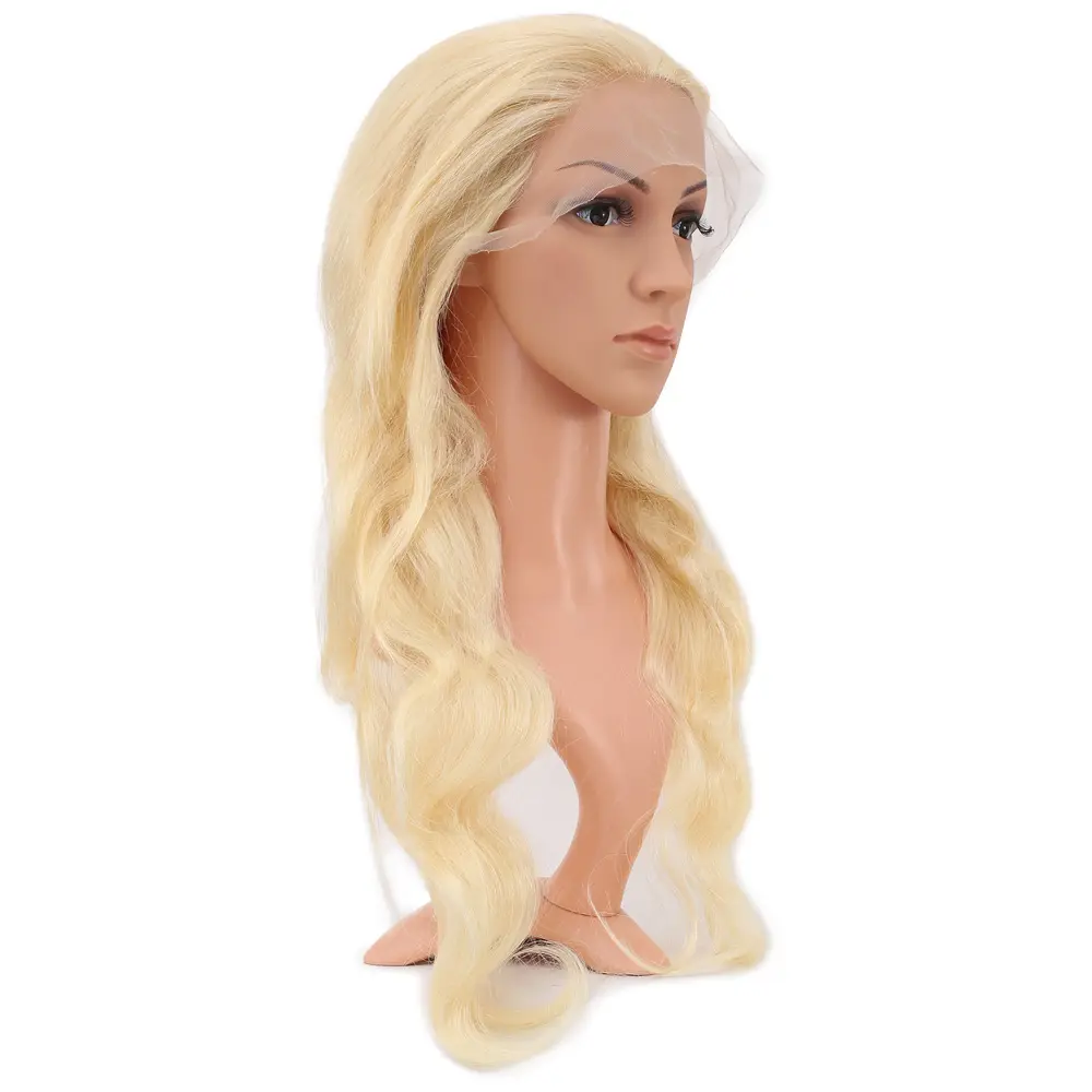 Gerçek Front Lace Daalı Platin Tül Peruk / 70/75cm 2