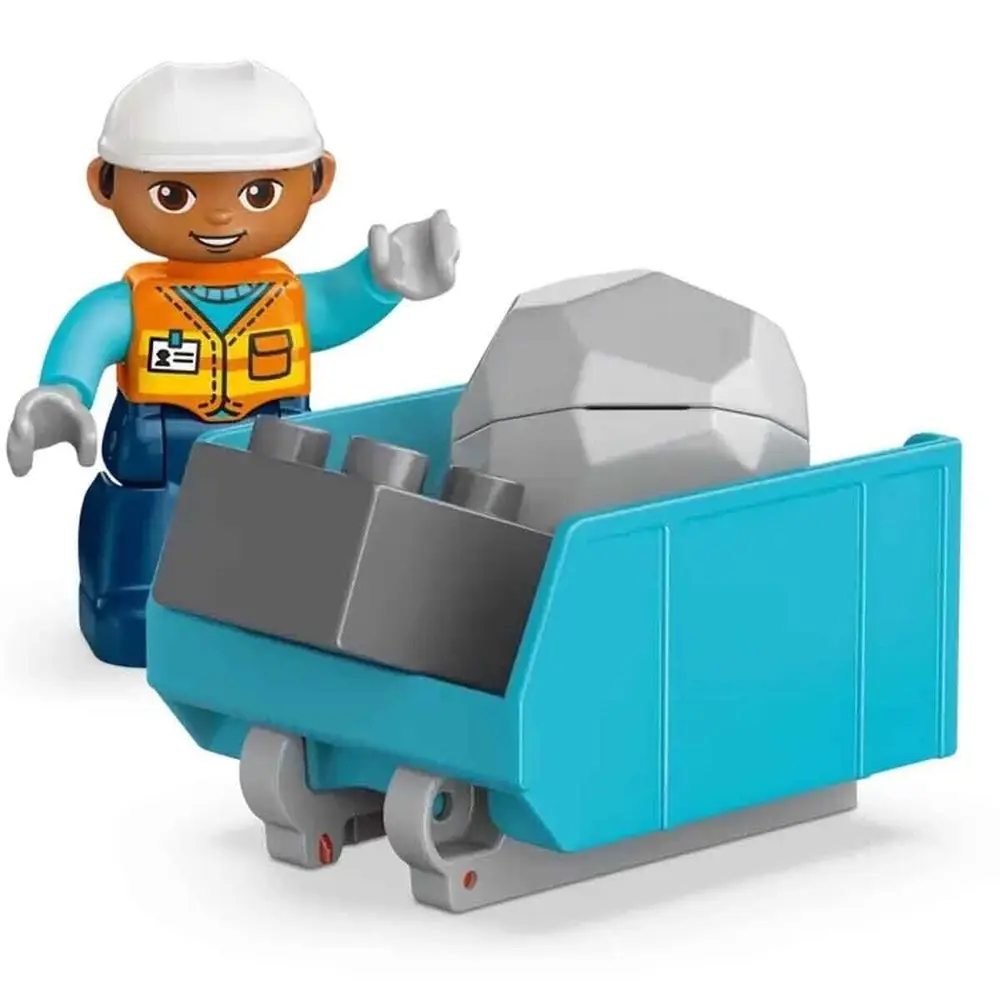10475 Lego Duplo 3ü1 arada İnşaat Araçları 22 parça +2 yaş 4