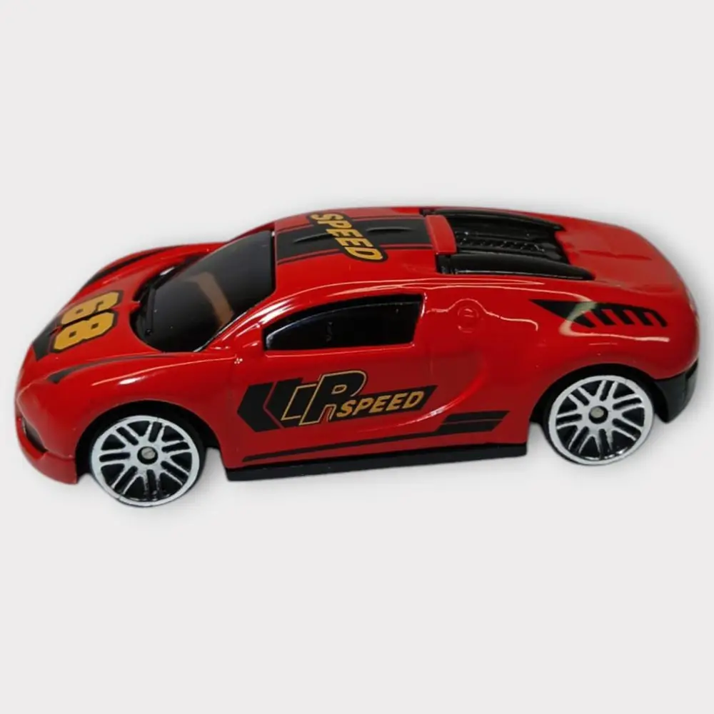 Metal Mini Arabalar 8 cm - Kırmızı - 4 - 1 ADET 2