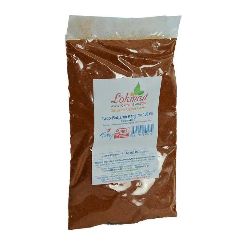 Taco Baharatı Karışımı 100 Gr Paket 4